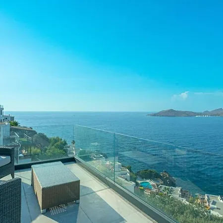 Ella Sea View Yalikavak Shared Pool 빌라